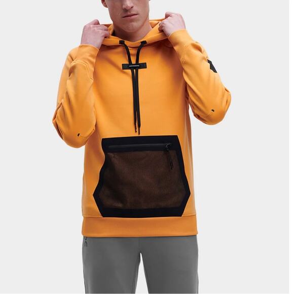 On Men’s Swiss Engineering Orange Hoodie 2.0 Size XXL